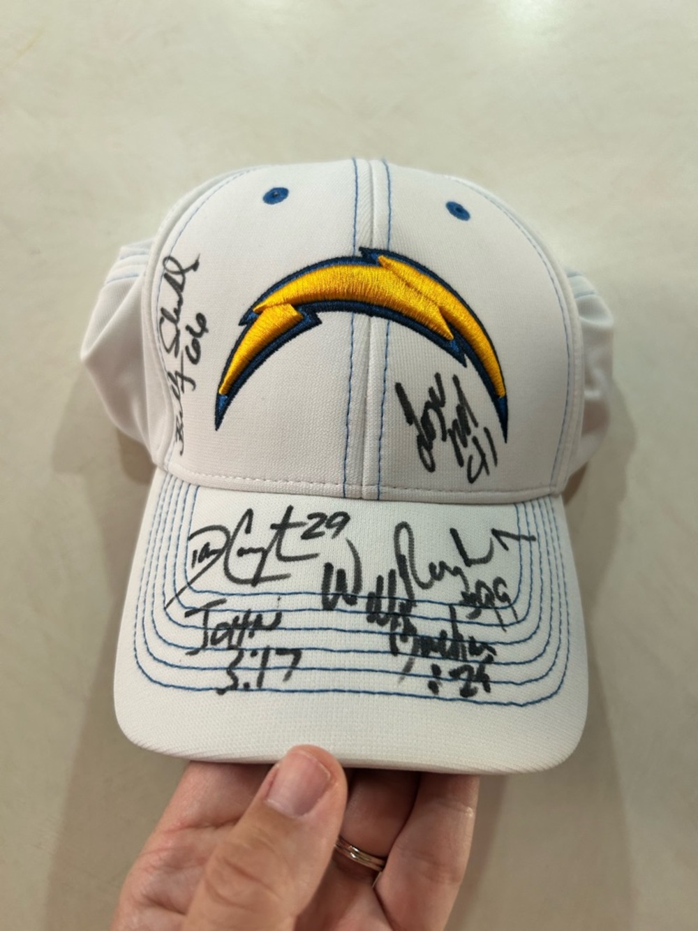 San Diego Chargers Autographed Hat